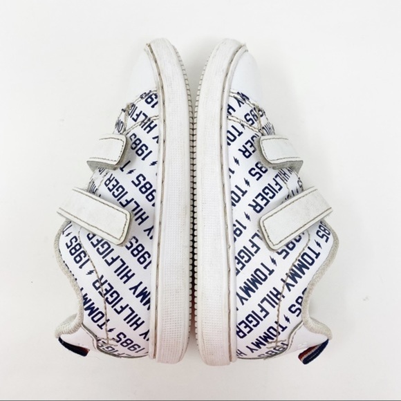 Tommy Hilfiger Logo Sneakers 8 Toddler - Picture 7 of 8